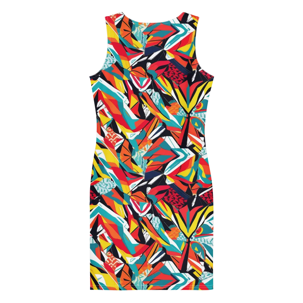 Spectrum Fracture on Bodycon Dress — Back