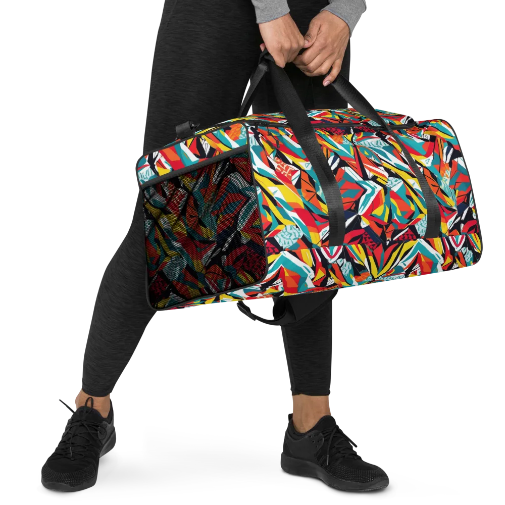 Spectrum Fracture on Duffle Bag — Right Front