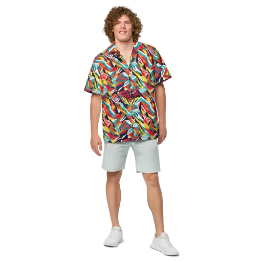 Spectrum Fracture on a Button Shirt