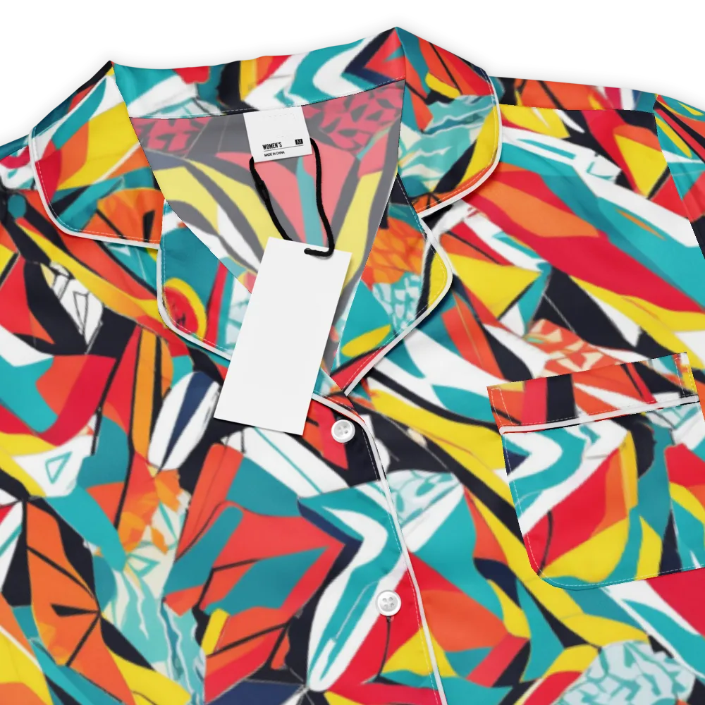 Spectrum Fracture on Women's Short Sleeve Pajama Top — Product details