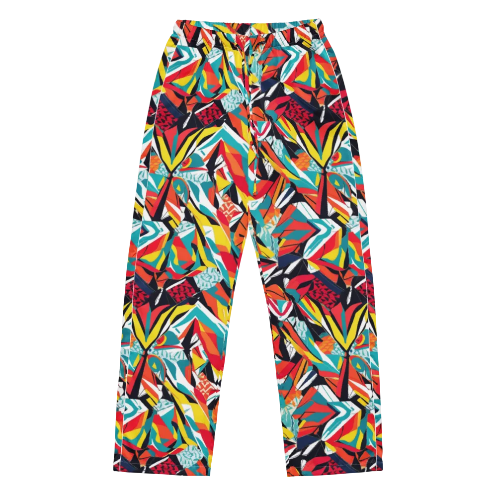 Spectrum Fracture on Women's Pajama Pants — Front