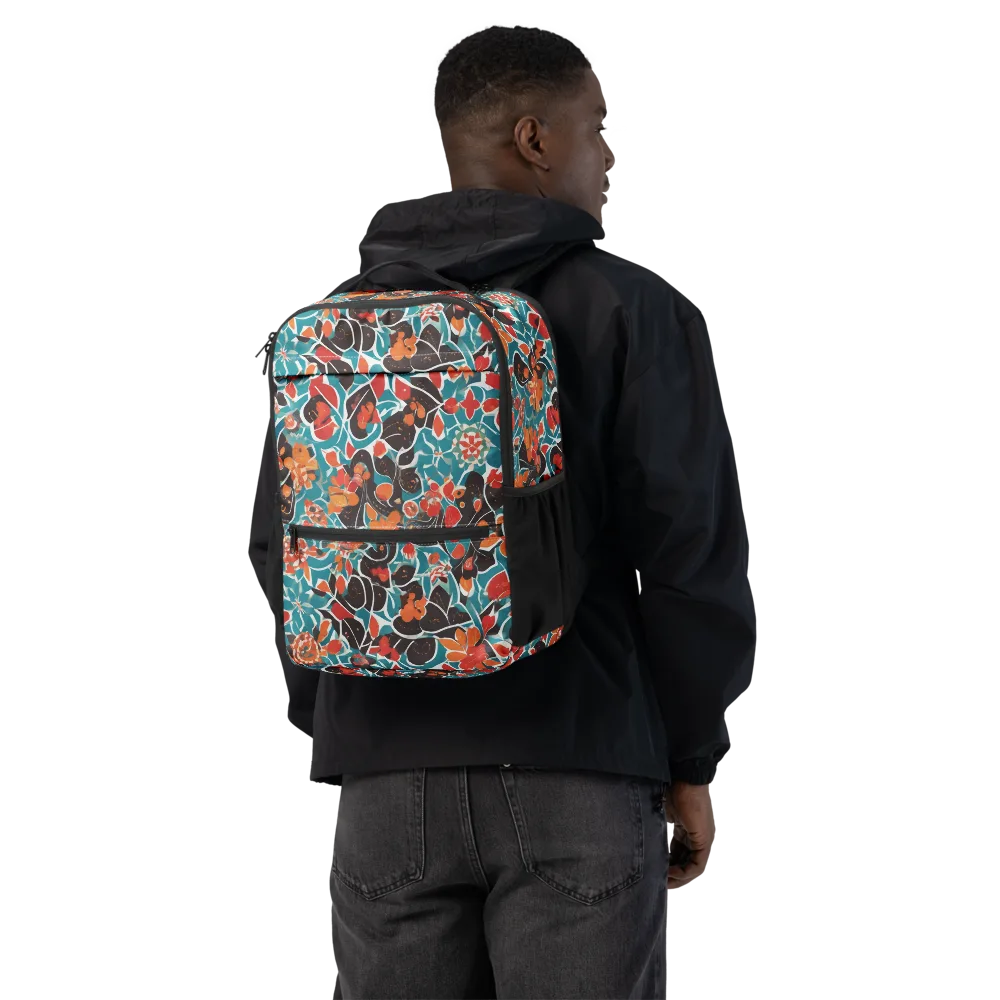 Carmine Canopy on Utility Backpack — Back