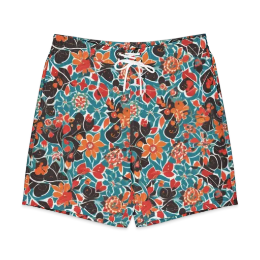 Carmine Canopy on a Men's Board Shorts
