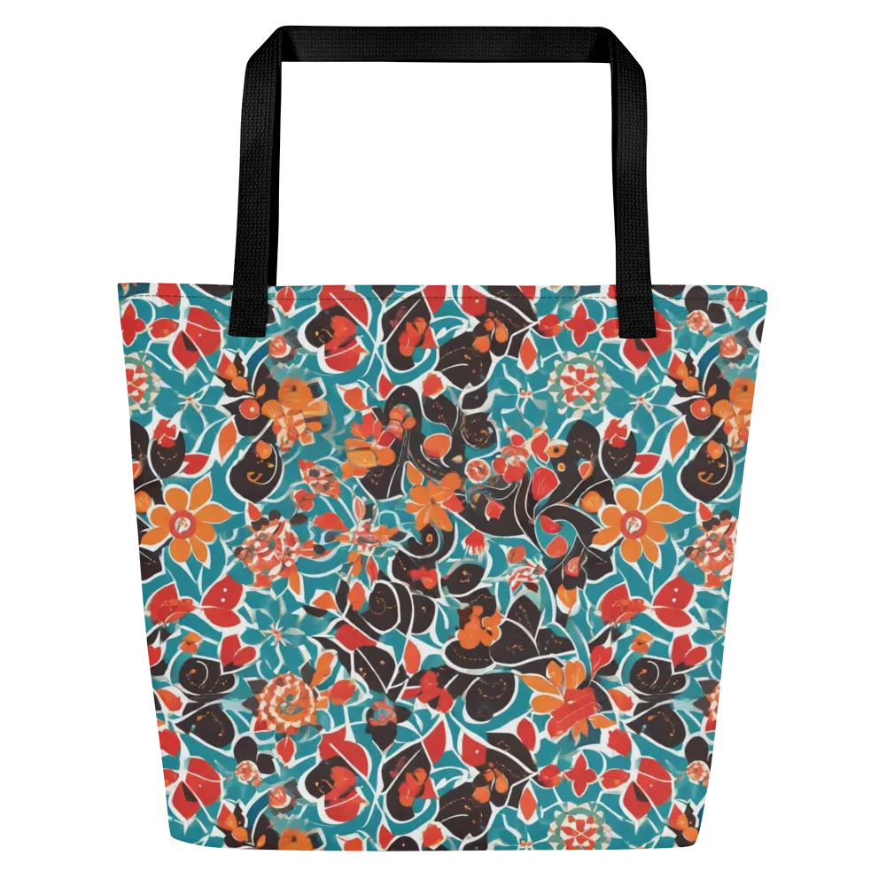 Carmine Canopy on Large Tote Bag W/ Pocket — Front