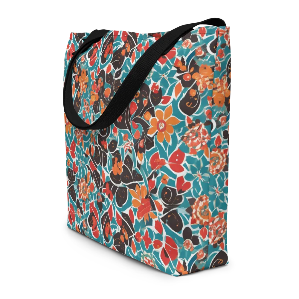 Carmine Canopy on Large Tote Bag W/ Pocket — Front