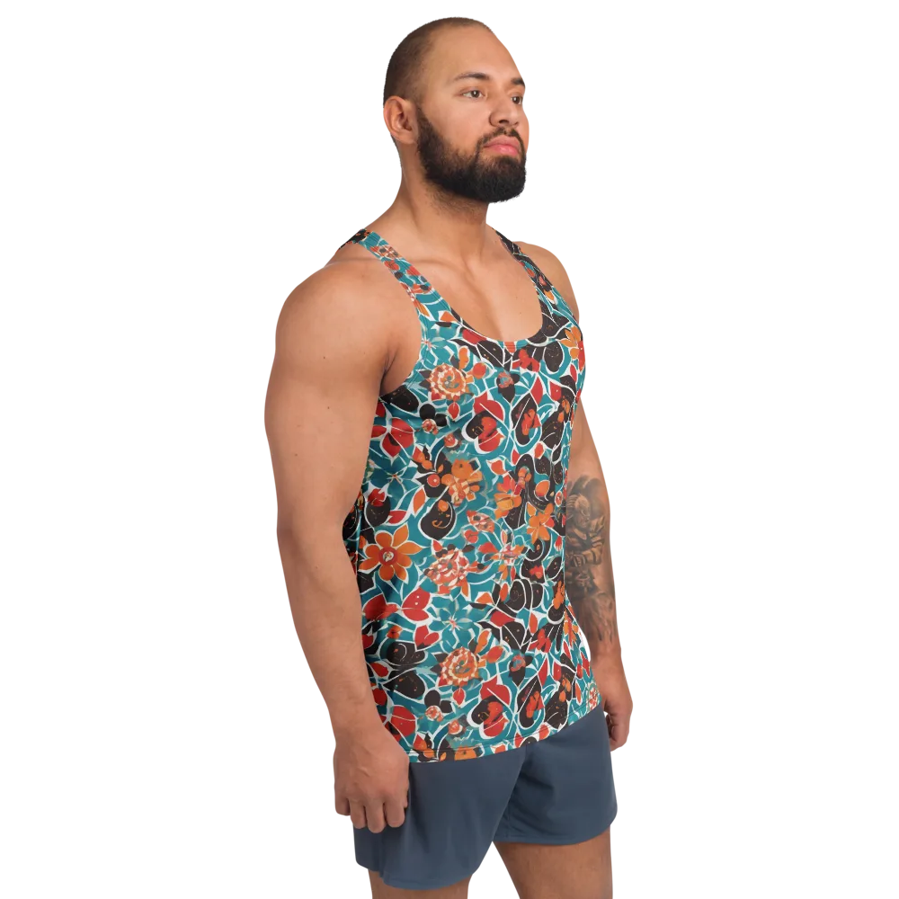 Carmine Canopy on Men's Tank Top — Right Front