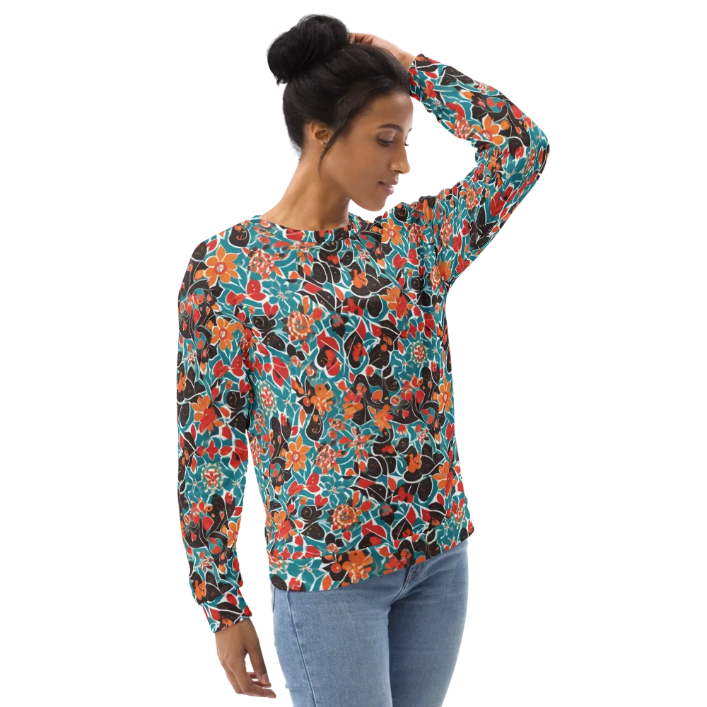 Carmine Canopy on Sweatshirt — Right Front