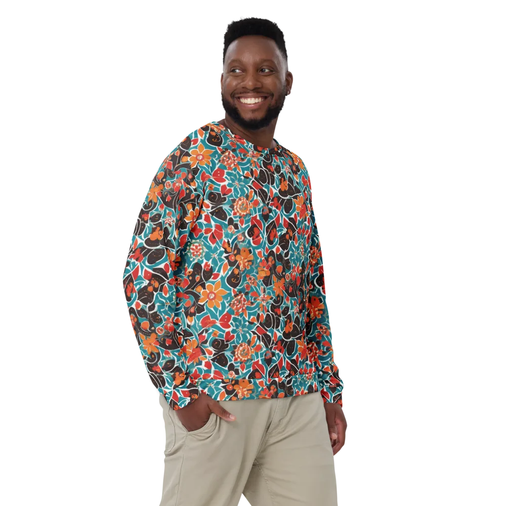 Carmine Canopy on Sweatshirt — Front