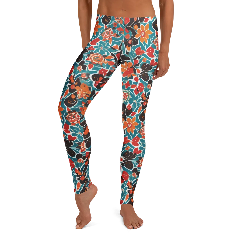 Carmine Canopy on Leggings — Front