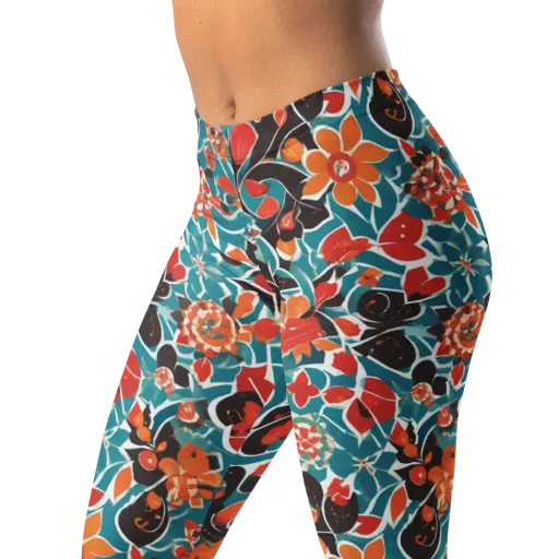 Carmine Canopy on a Leggings