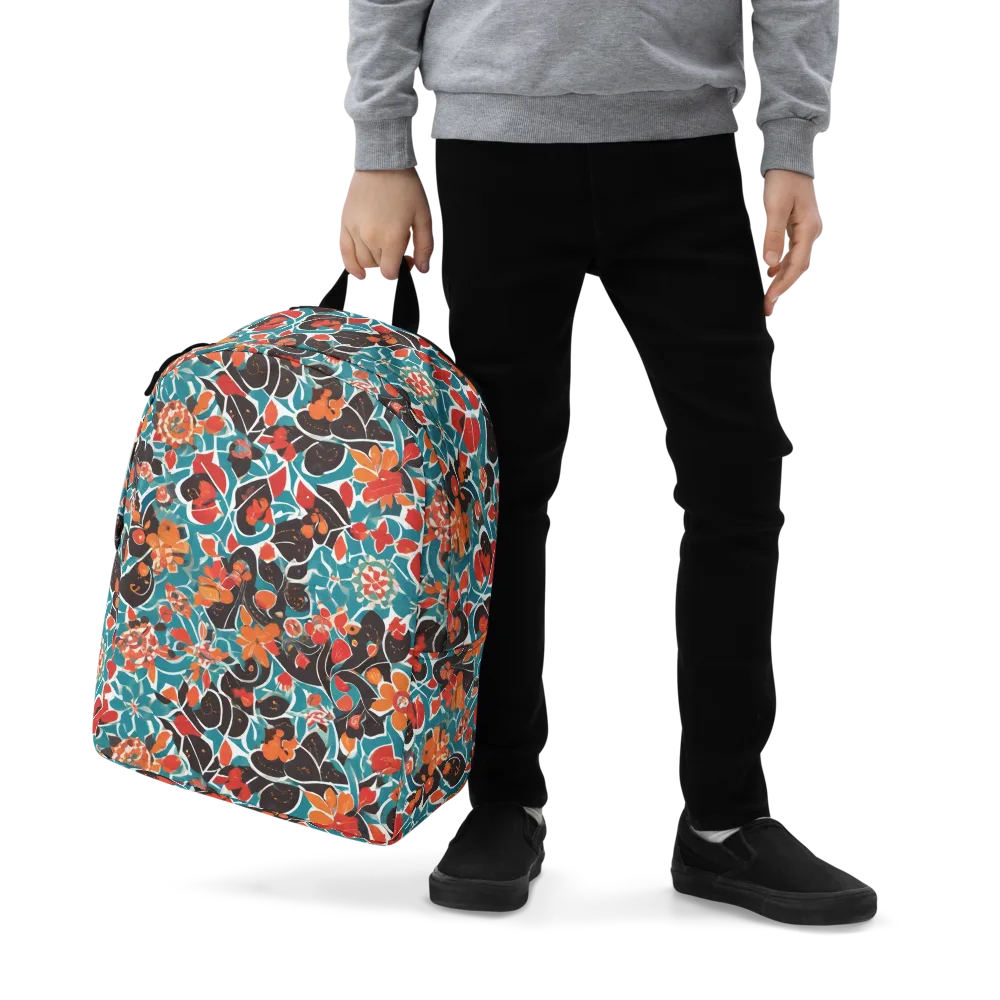 Carmine Canopy on Minimalist Backpack — Zoomed-in