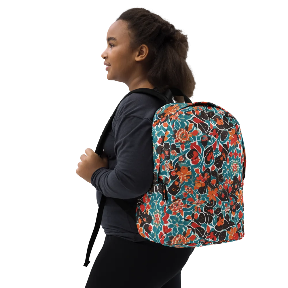 Carmine Canopy on Minimalist Backpack — Right Front