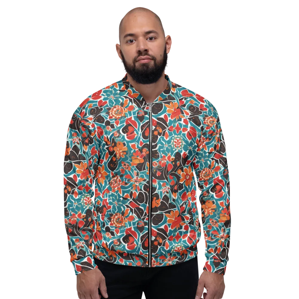 Carmine Canopy on Bomber Jacket — Front