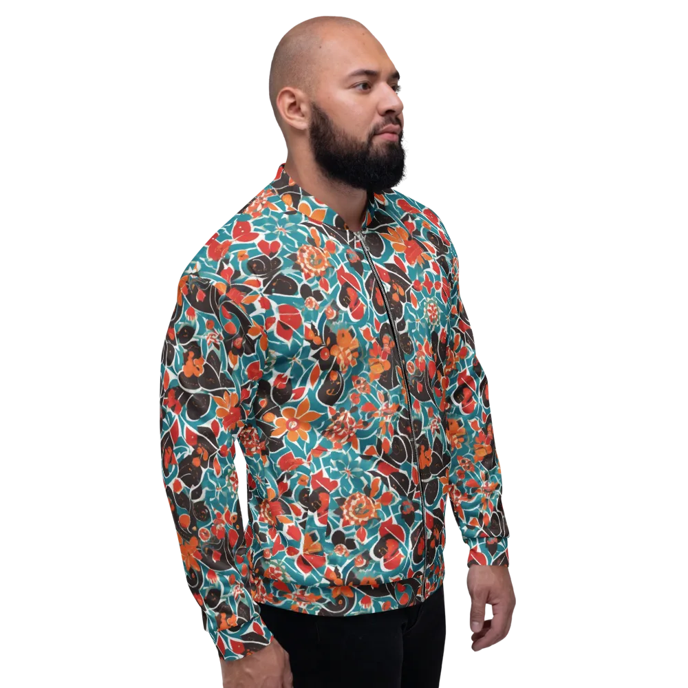 Carmine Canopy on Bomber Jacket — Right
