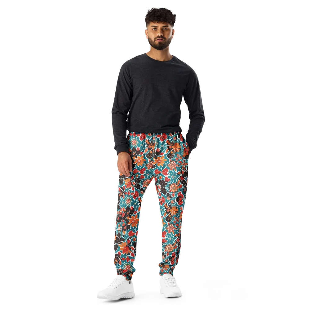 Carmine Canopy on Men's Joggers — Front