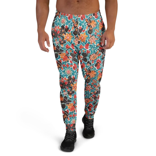 Carmine Canopy on a Men's Joggers