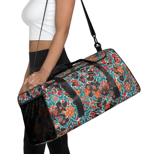 Carmine Canopy on a Duffle Bag