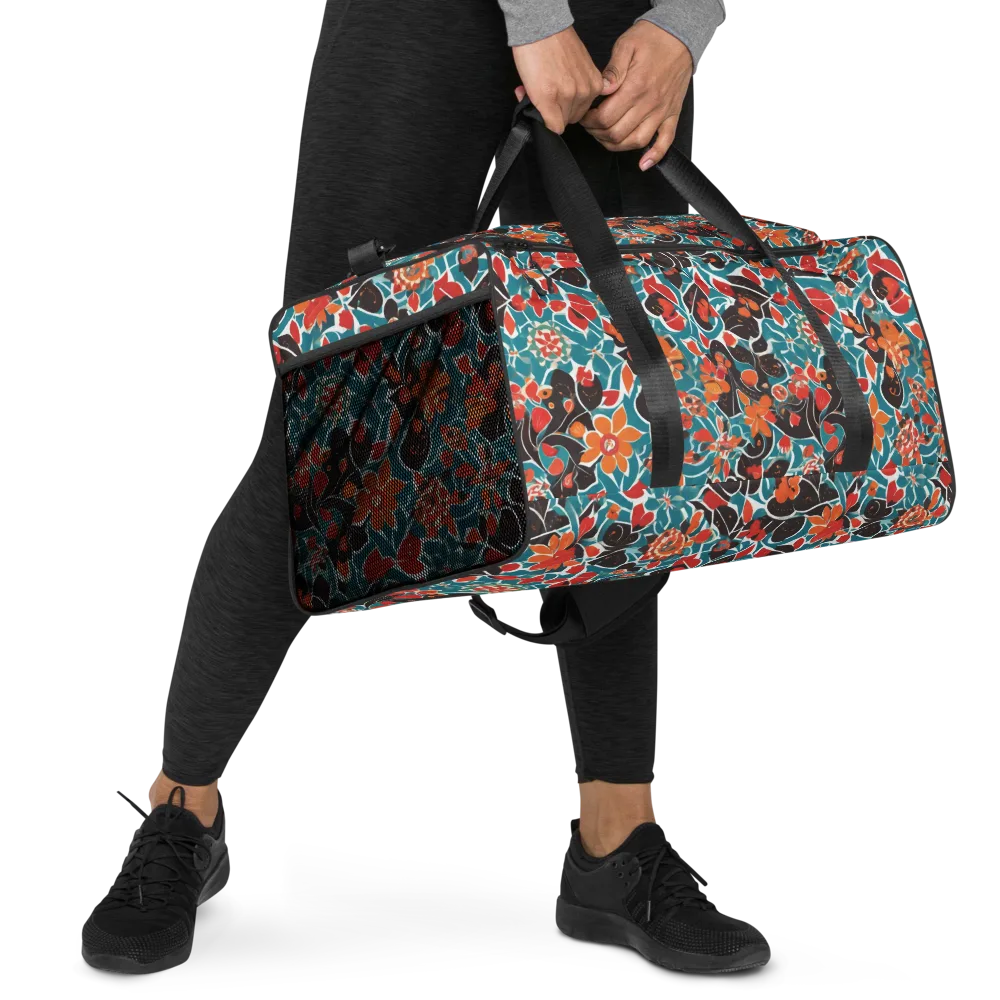 Carmine Canopy on Duffle Bag — Right Front