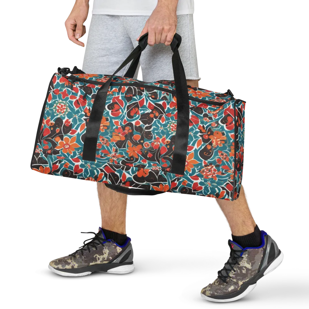 Carmine Canopy on Duffle Bag — Front