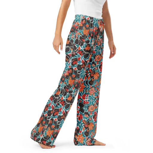 Carmine Canopy on a Women's Pajama Pants