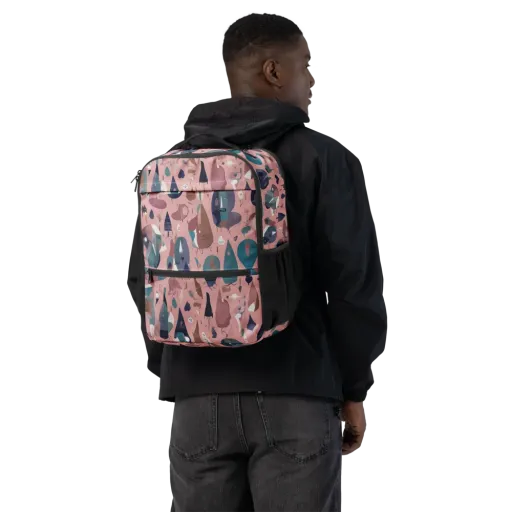 Rosy Oddbirds on a Utility Backpack