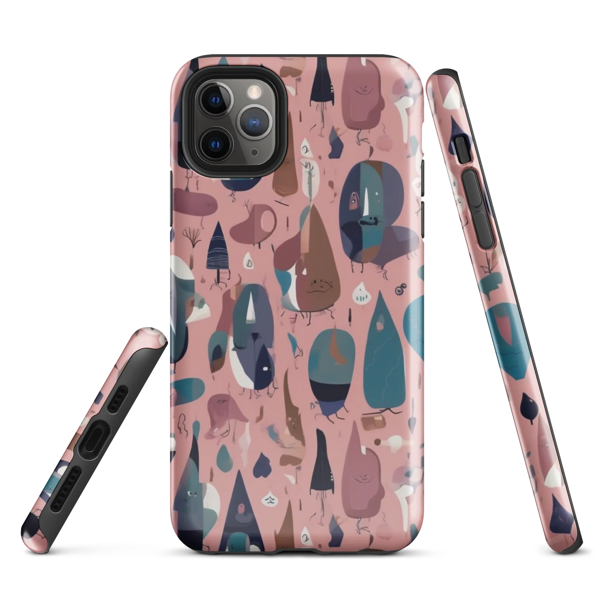 Rosy Oddbirds on Tough Case for iPhone® — Front