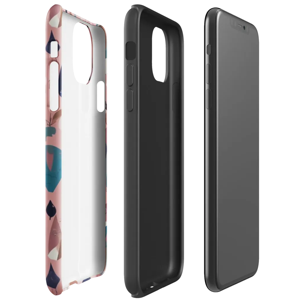 Rosy Oddbirds on Tough Case for iPhone® — Right