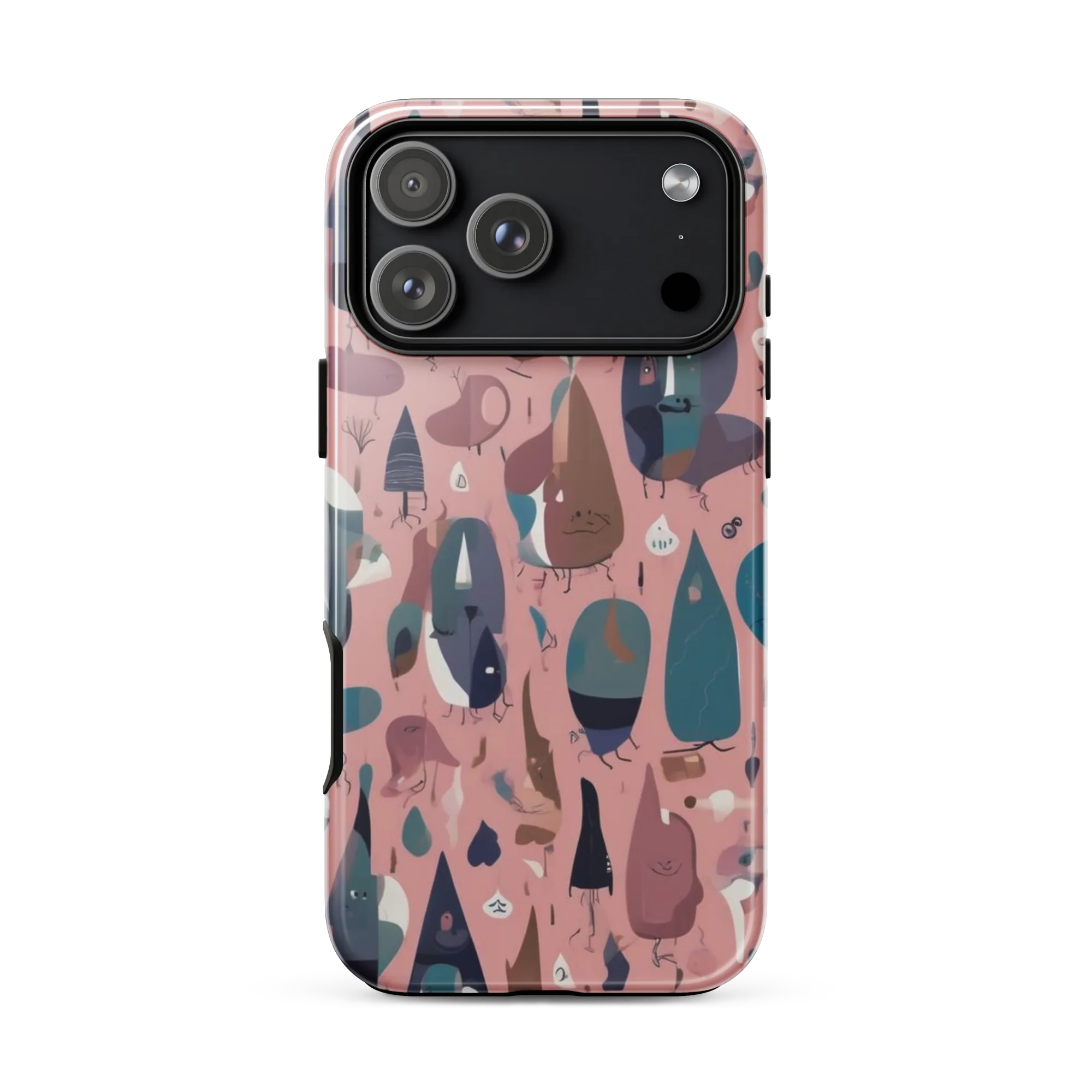 Rosy Oddbirds on Tough Case for iPhone® — Front