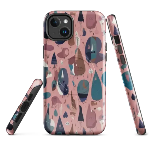 Rosy Oddbirds on a MagSafe Tough Case for iPhone®