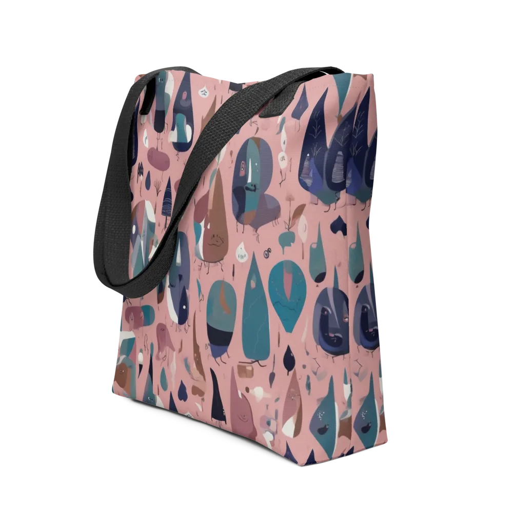Rosy Oddbirds on Tote Bag — Front