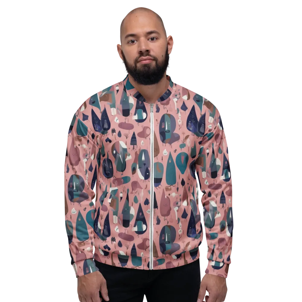 Rosy Oddbirds on Bomber Jacket — Front