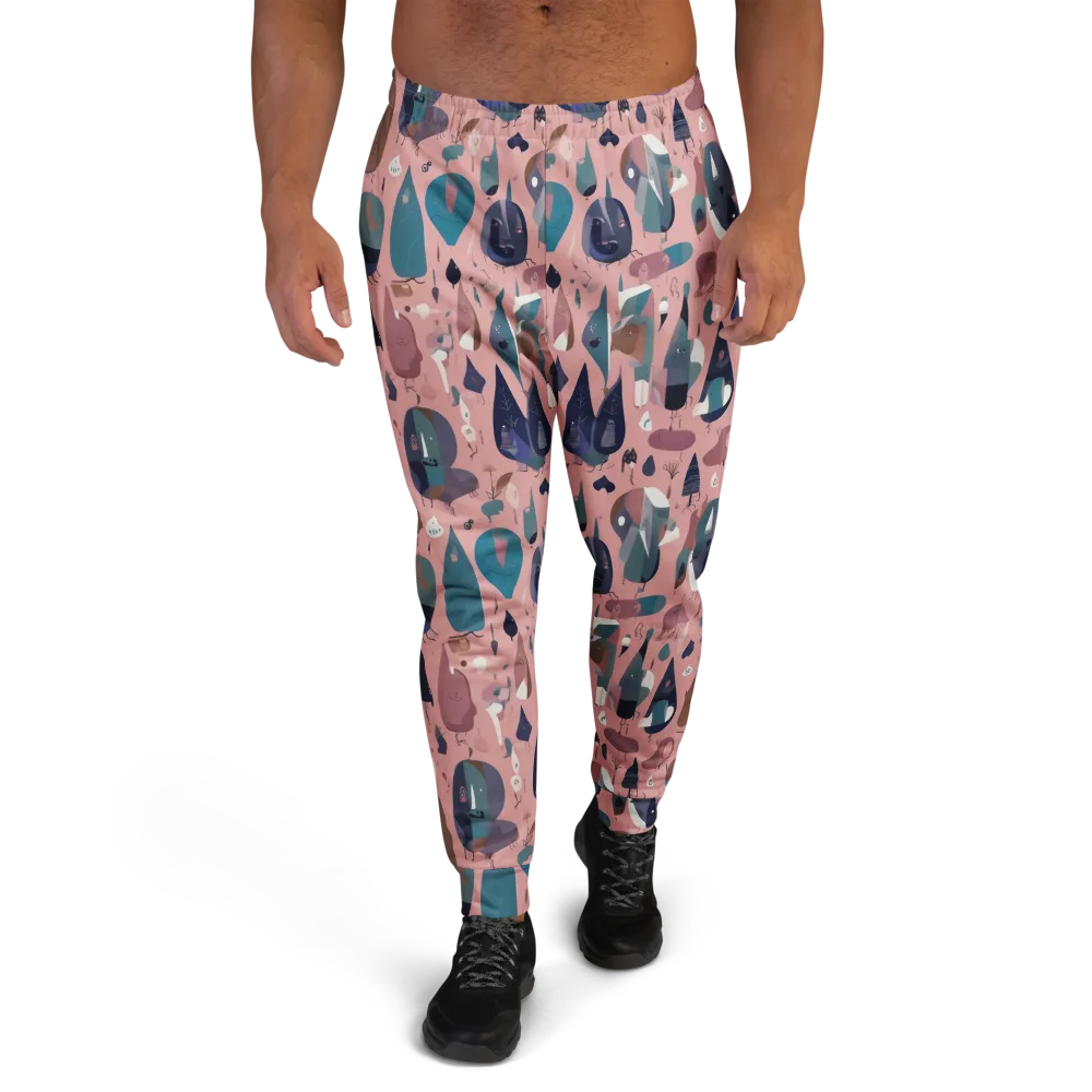 Rosy Oddbirds on Men's Joggers — Front
