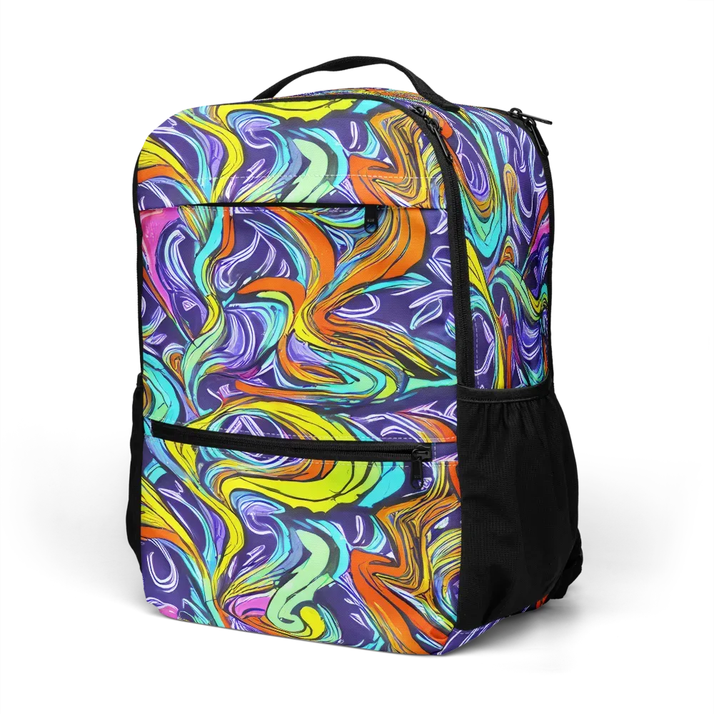 Flux Fantasia on Utility Backpack — Left Front