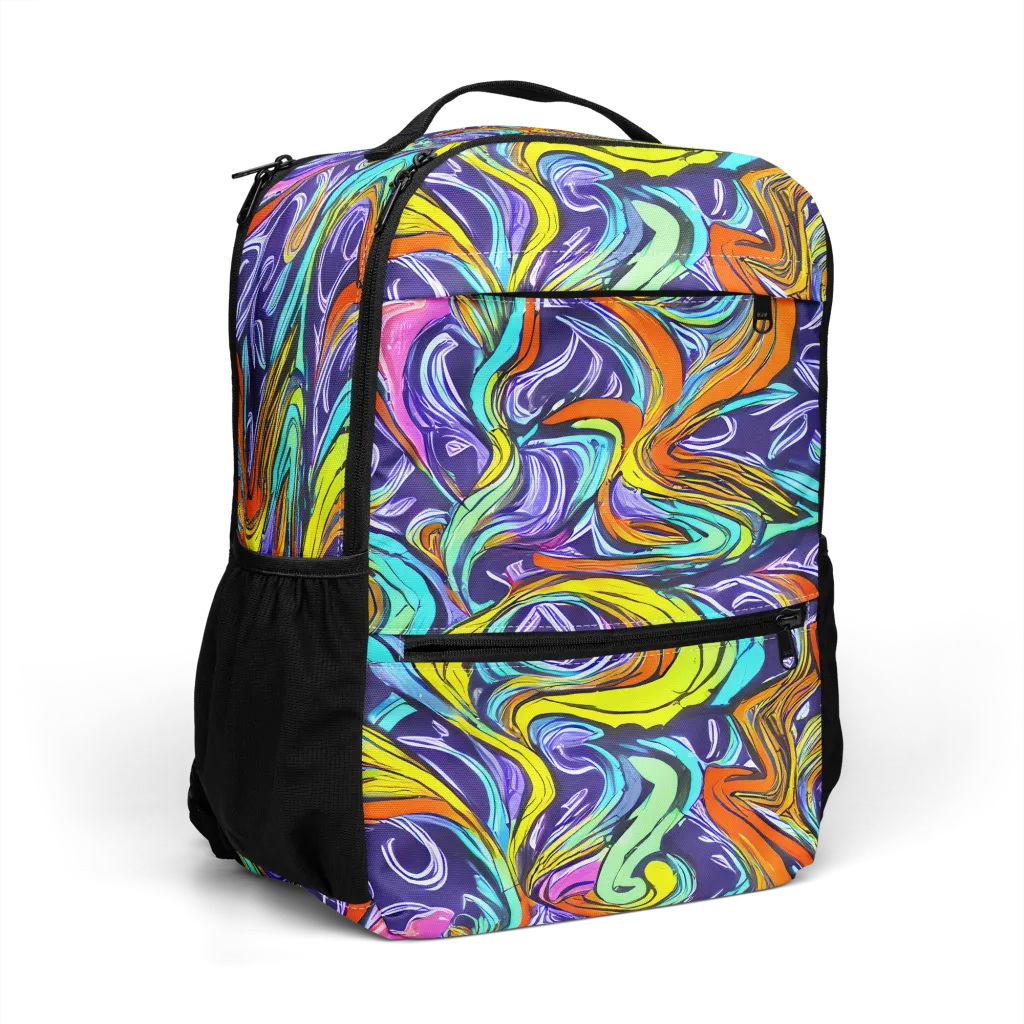 Flux Fantasia on Utility Backpack — Right Front