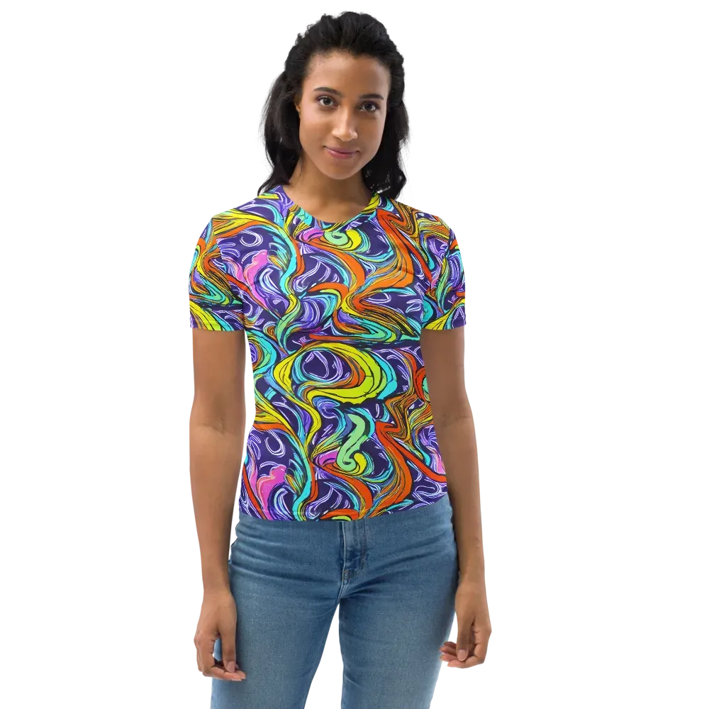 Flux Fantasia on Women's Crew Neck T-Shirt — Front