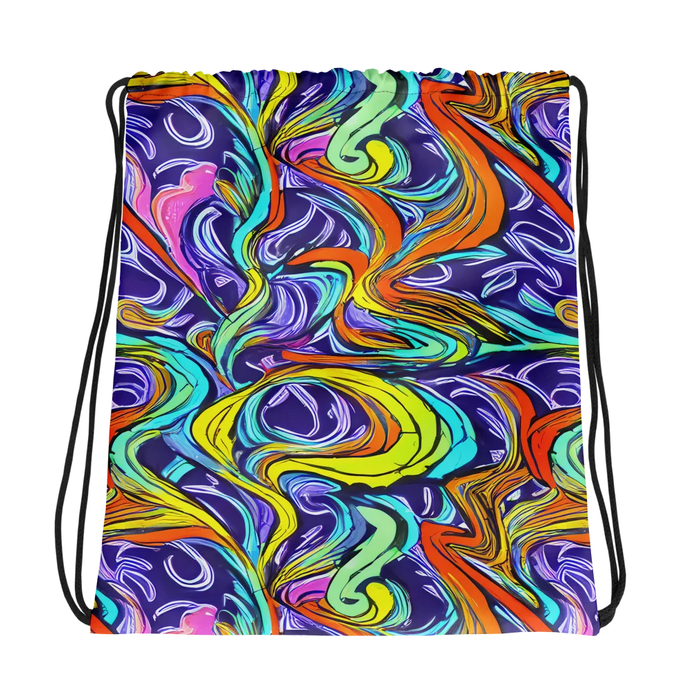 Flux Fantasia on Drawstring Bag — Photo