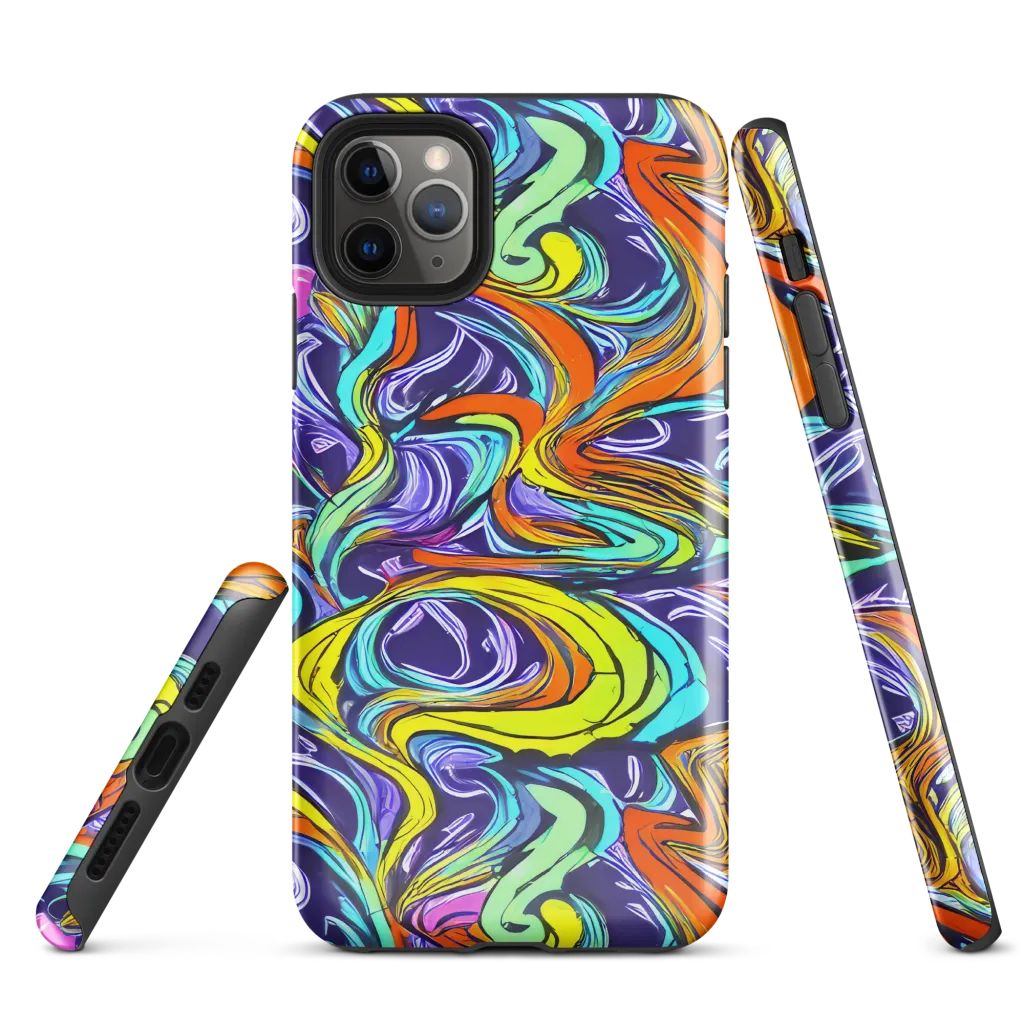 Flux Fantasia on Tough Case for iPhone® — Front