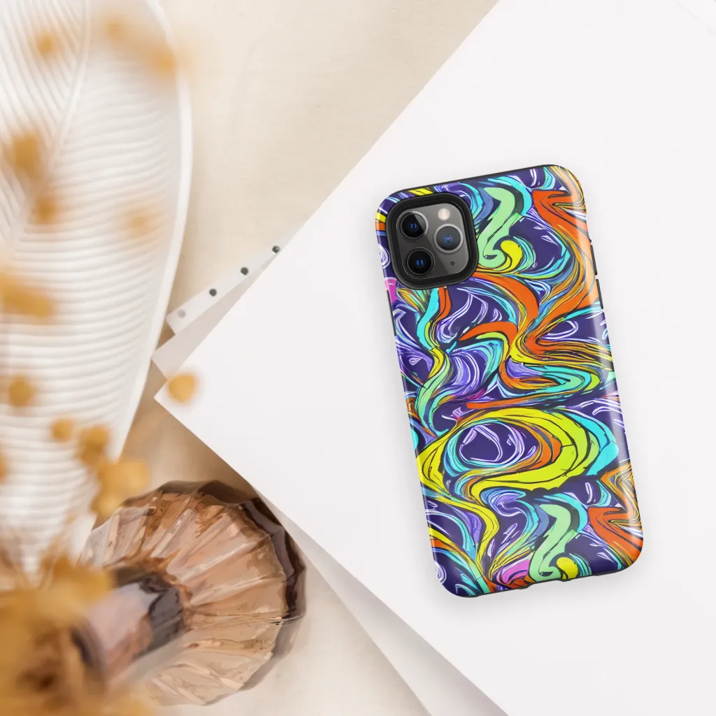 Flux Fantasia on Tough Case for iPhone® — Front