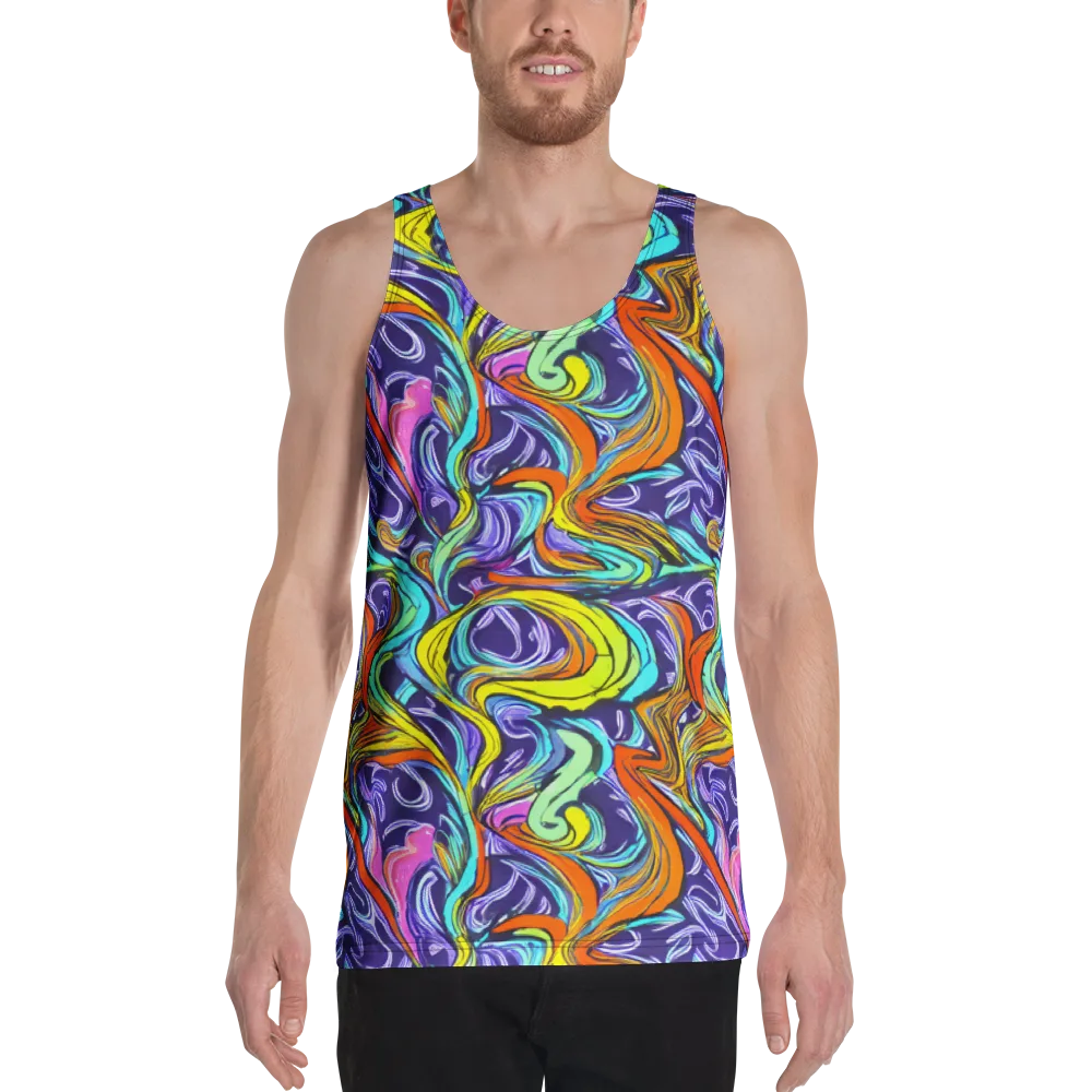 Flux Fantasia on Men's Tank Top — Front