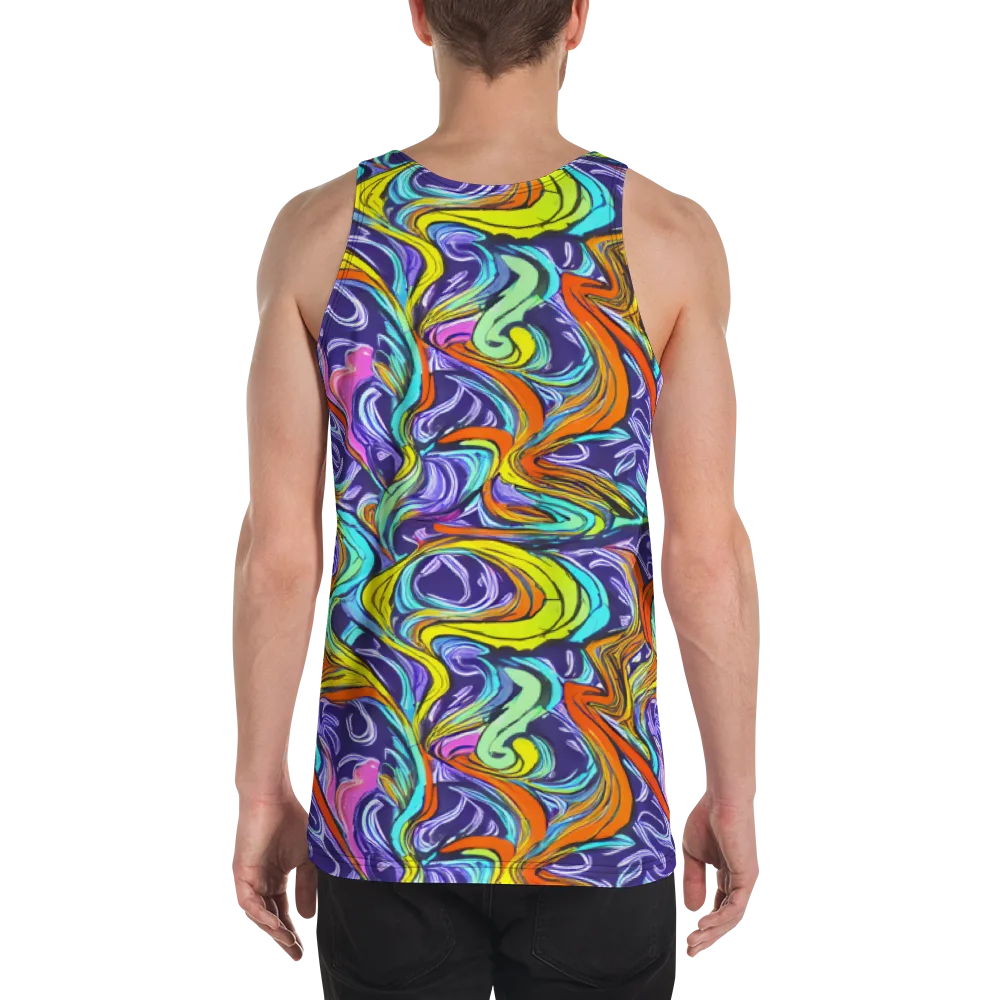 Flux Fantasia on Men's Tank Top — Back