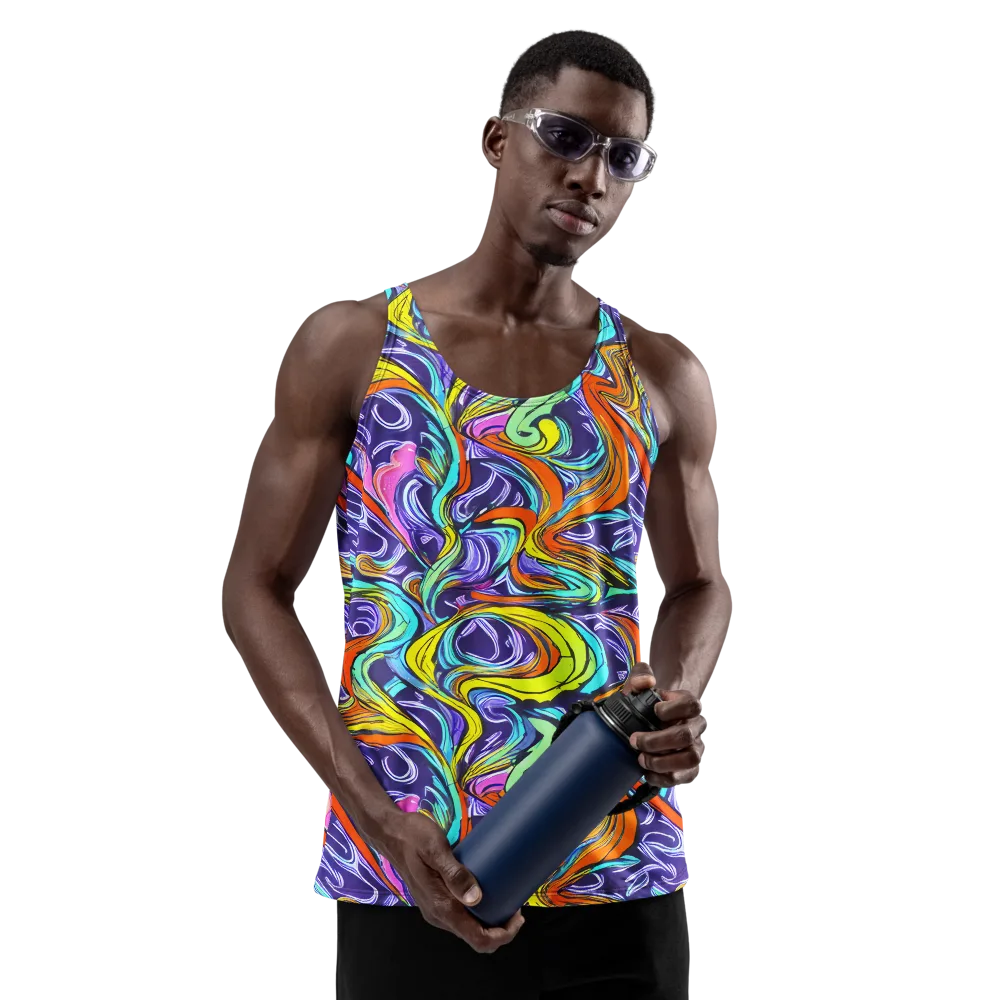 Flux Fantasia on Men's Tank Top — Front