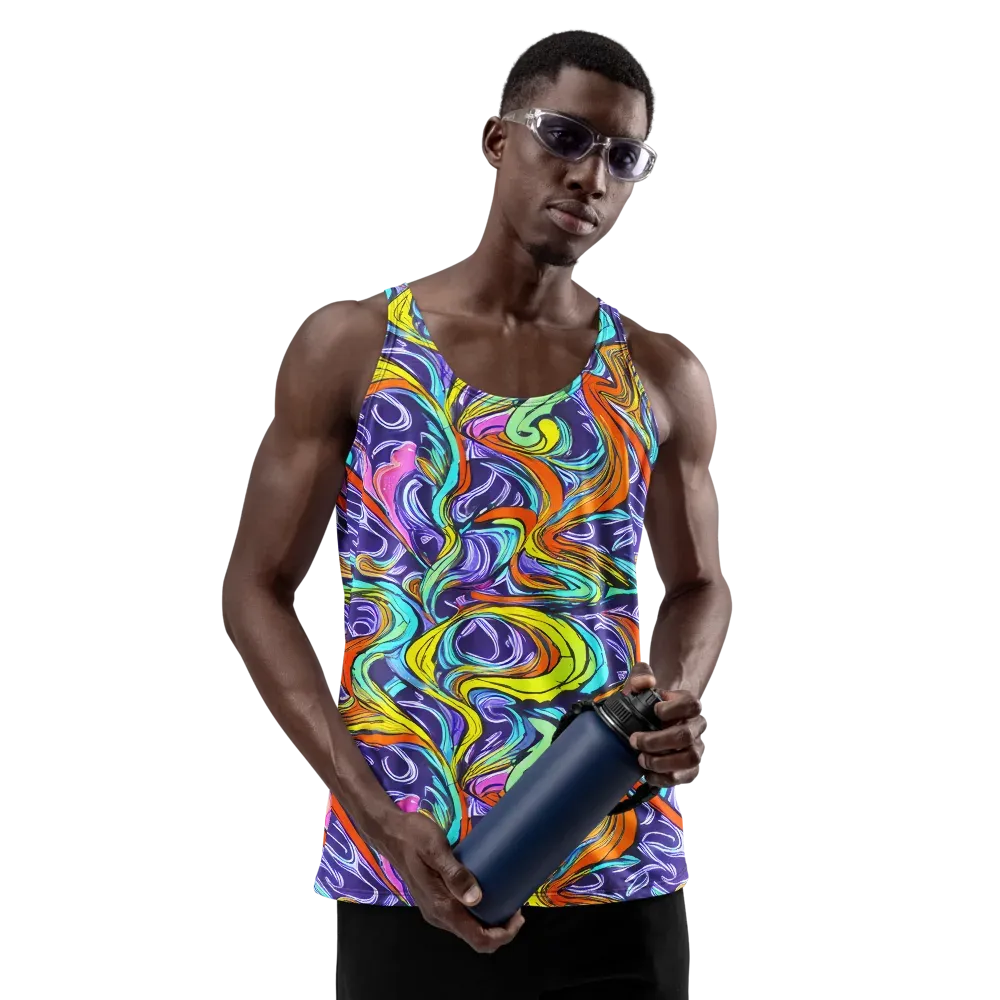 Flux Fantasia on Men's Tank Top — Front