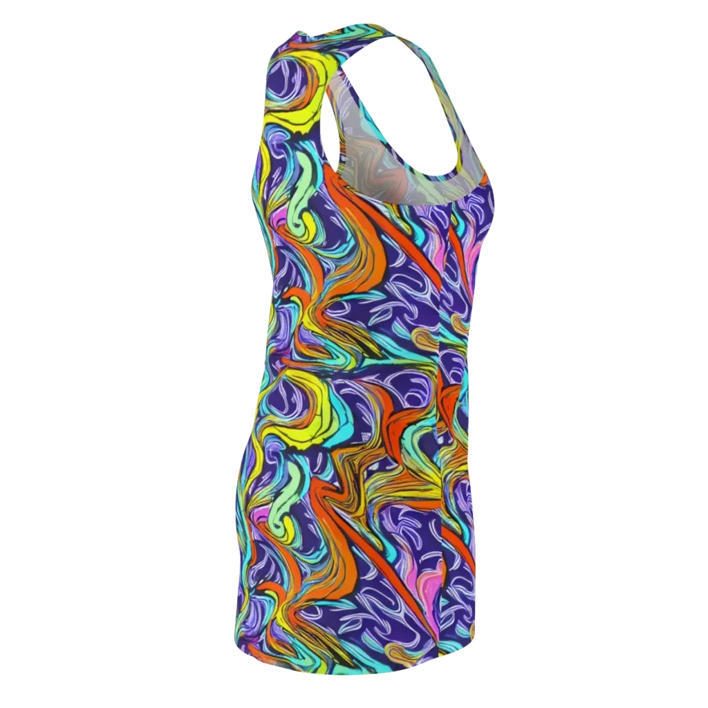 Flux Fantasia on Racerback Dress — Back Side