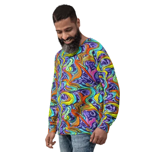 Flux Fantasia on a Sweatshirt