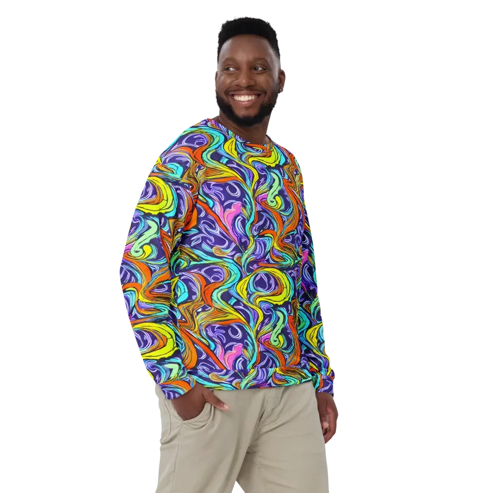 Flux Fantasia on Sweatshirt — Front