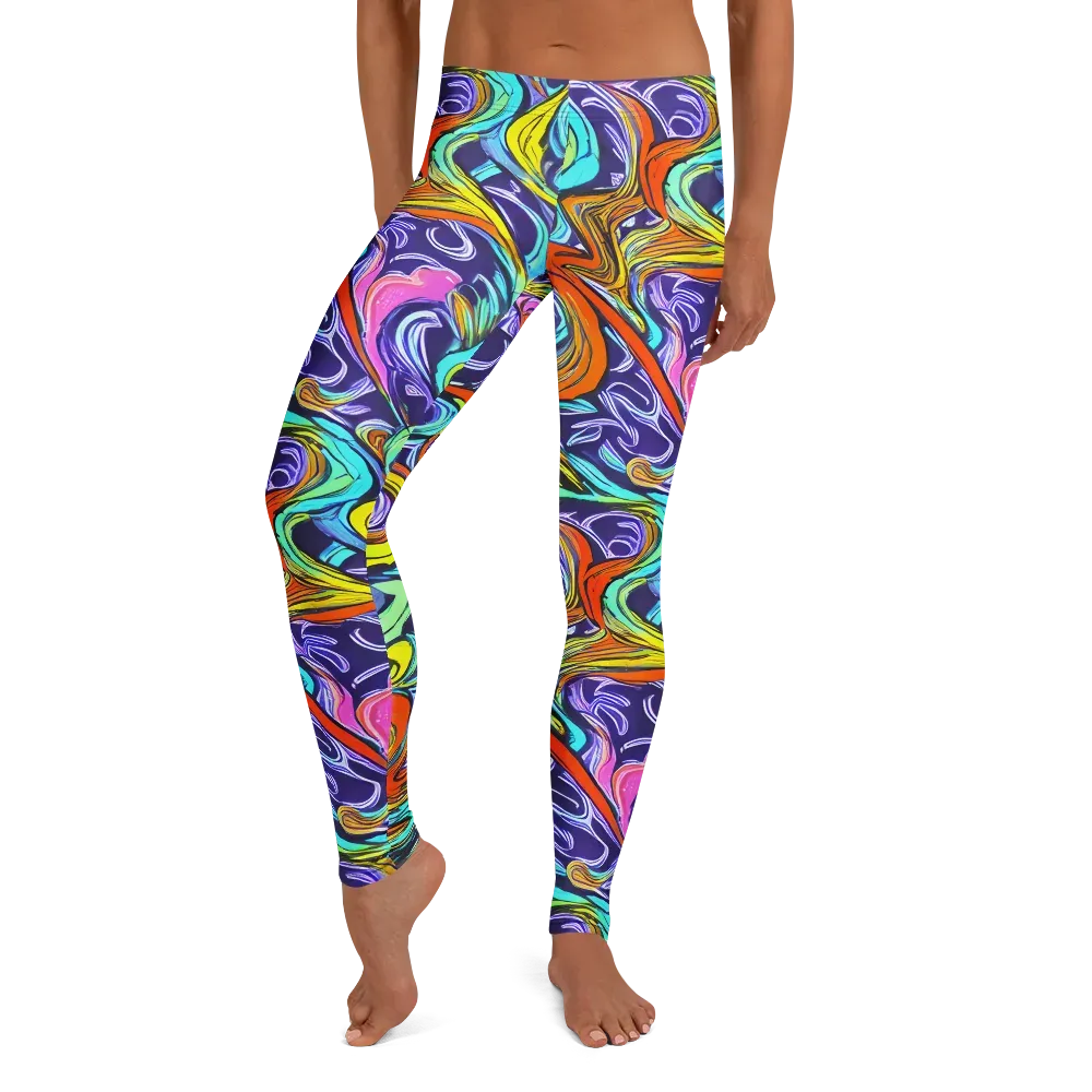 Flux Fantasia on Leggings — Front