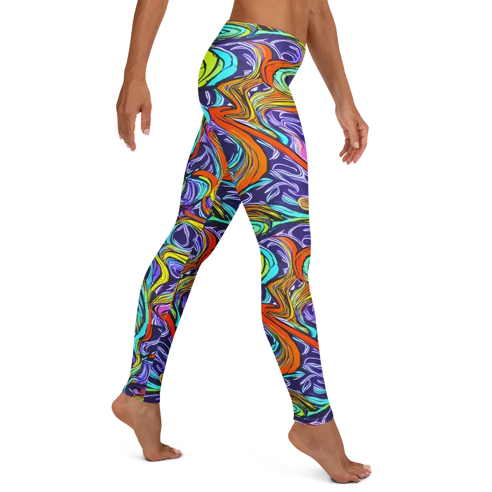 Flux Fantasia on Leggings — Right