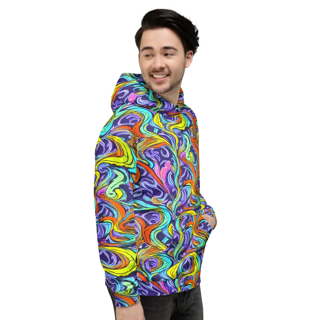 Flux Fantasia on Hoodie — Right