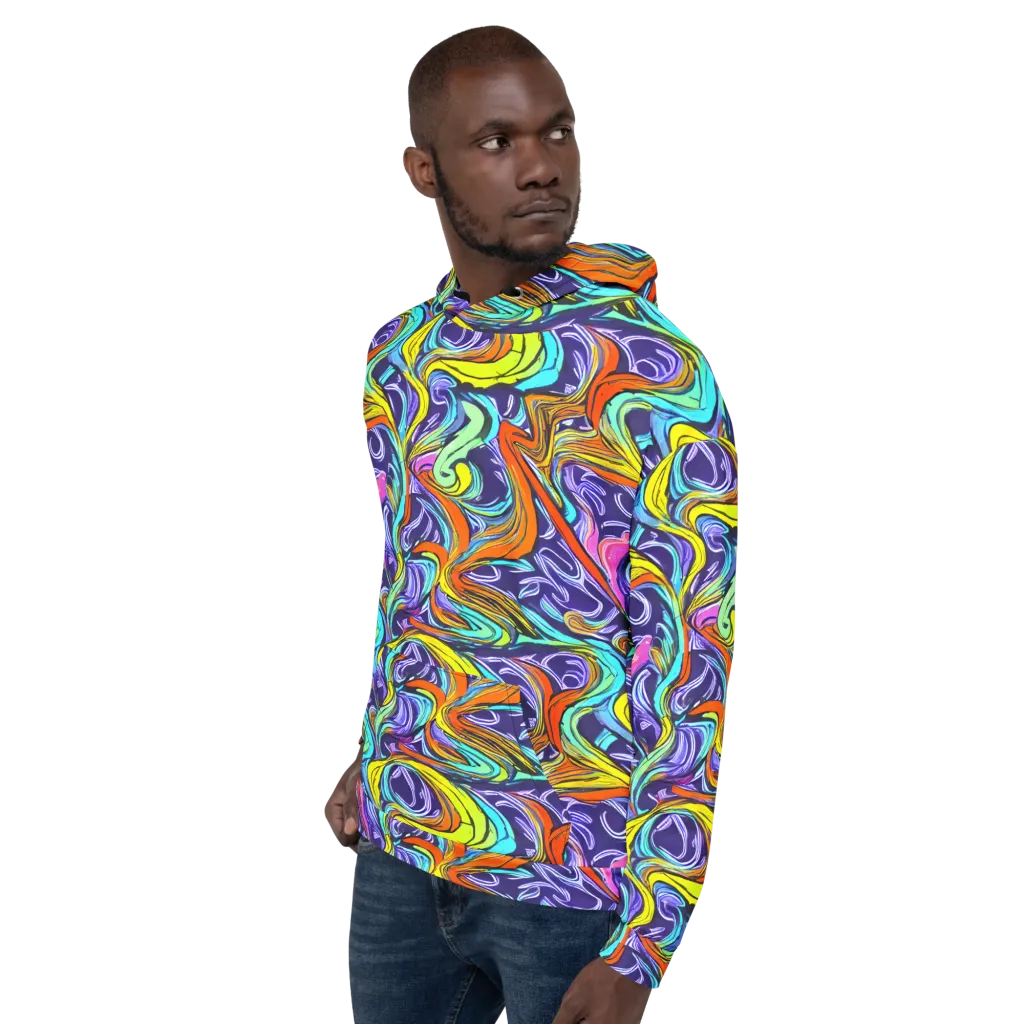 Flux Fantasia on Hoodie — Left