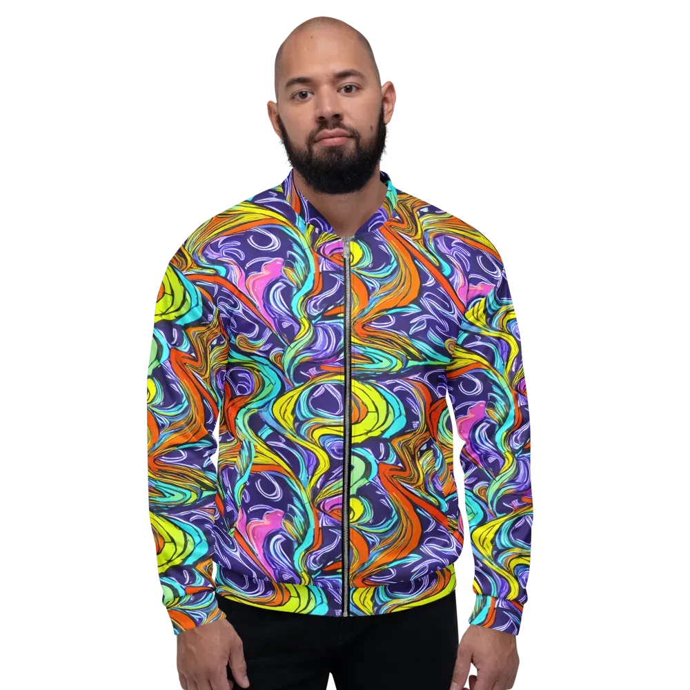Flux Fantasia on Bomber Jacket — Front